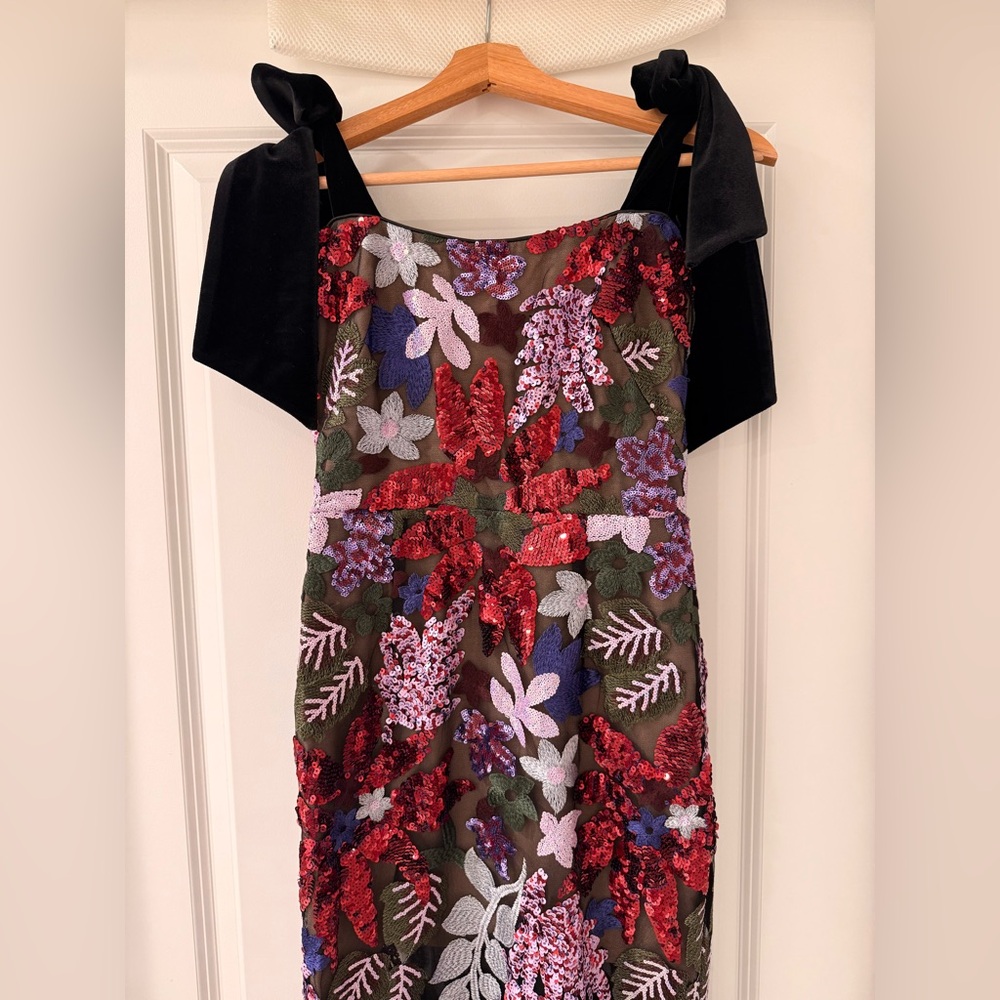 NWOT BRONX AND BANCO Dahlia Maxi Dress in Purple Multi - Picture 9 of 15